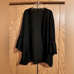 Womens Lace Kimono Cardigan